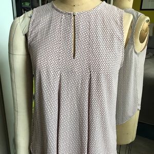 Ann Taylor pink sleeveless top